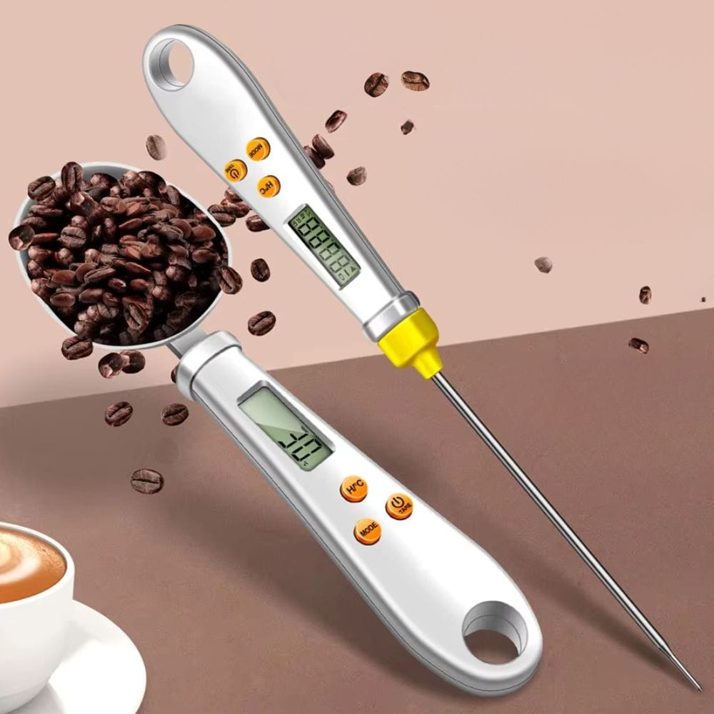 ThermoSpoon | 2-in-1 Digital Mini Spoon Scale & Food Thermometer