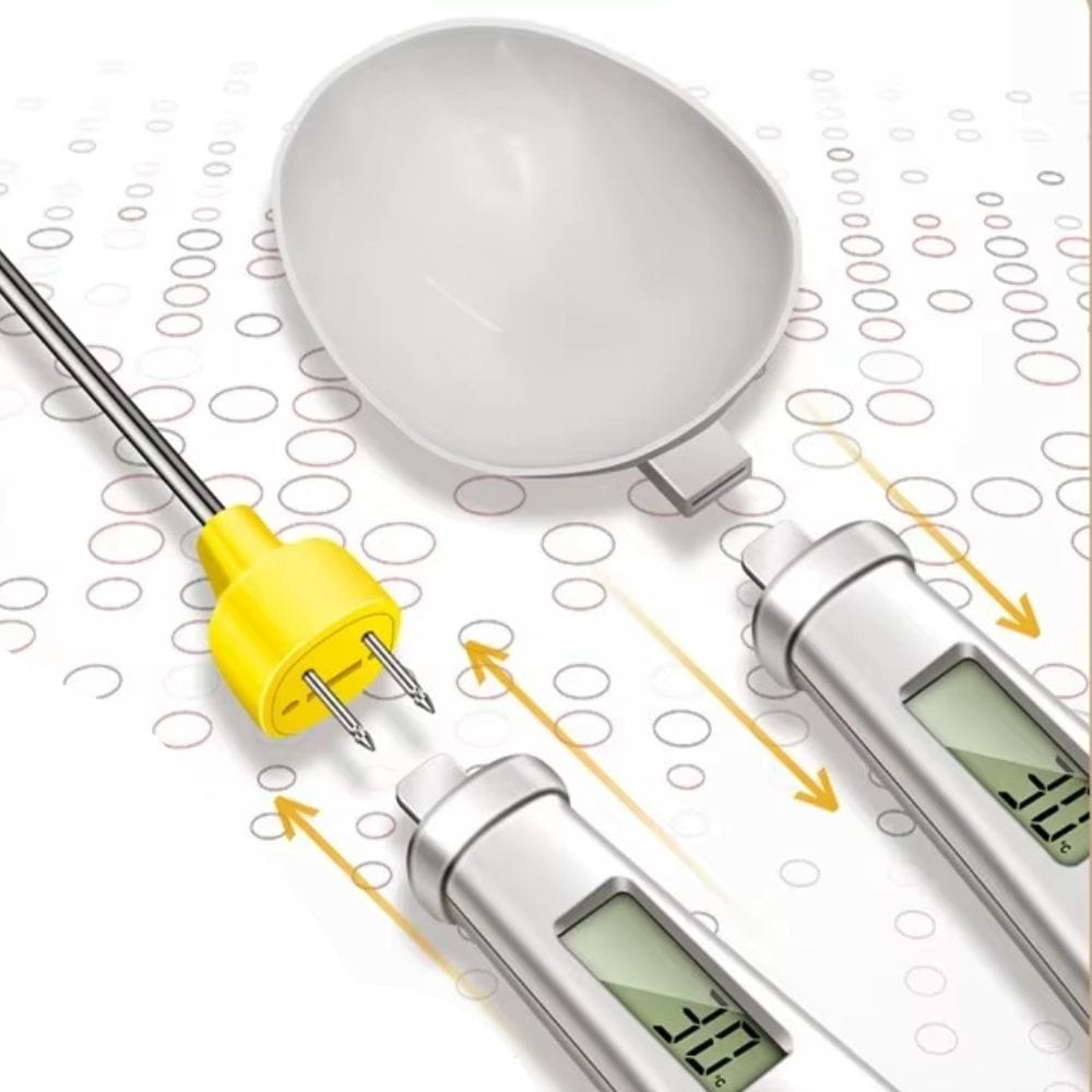 ThermoSpoon | 2-in-1 Digital Mini Spoon Scale & Food Thermometer