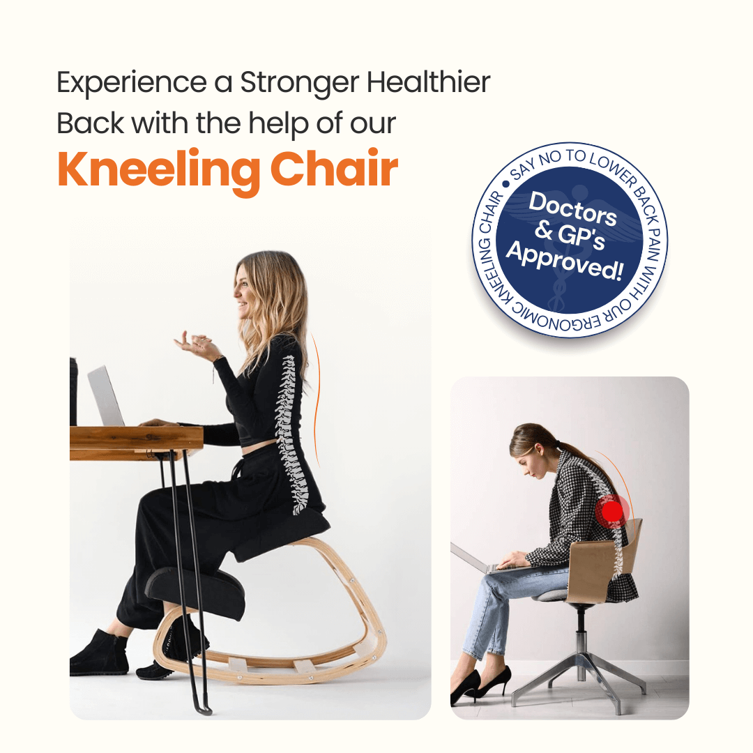 PostureEase Ergonomic Kneeling Chair