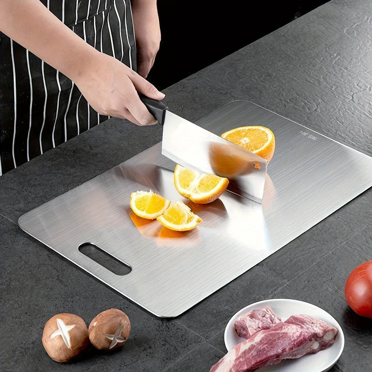 TitanPure Cutting Board – BPA-Free Titanium Board