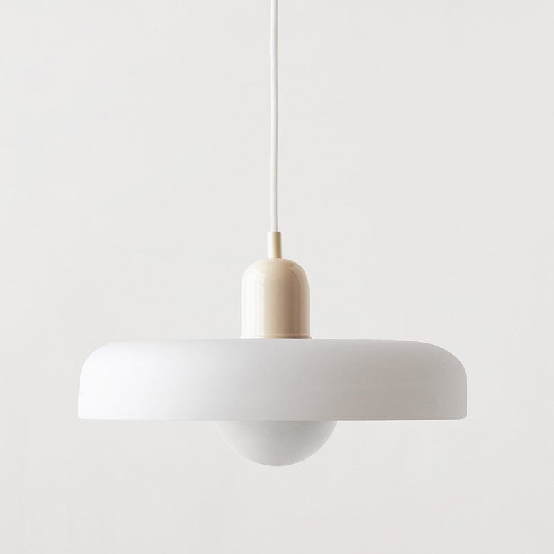 Bauhaus Pendelleuchte Aus Farbigem Glas