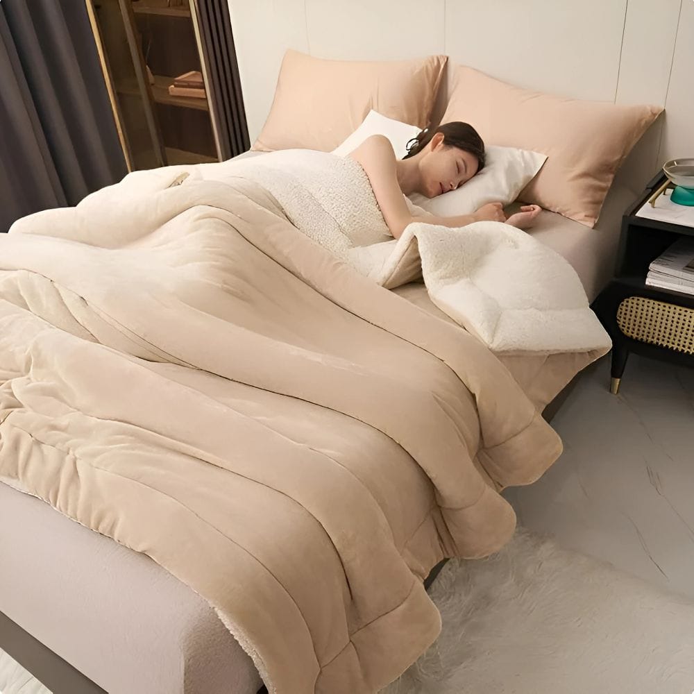 CozyNest Luxury Fleece Blanket – Ultra Warm Flannel Throw for Ultimate Comfort