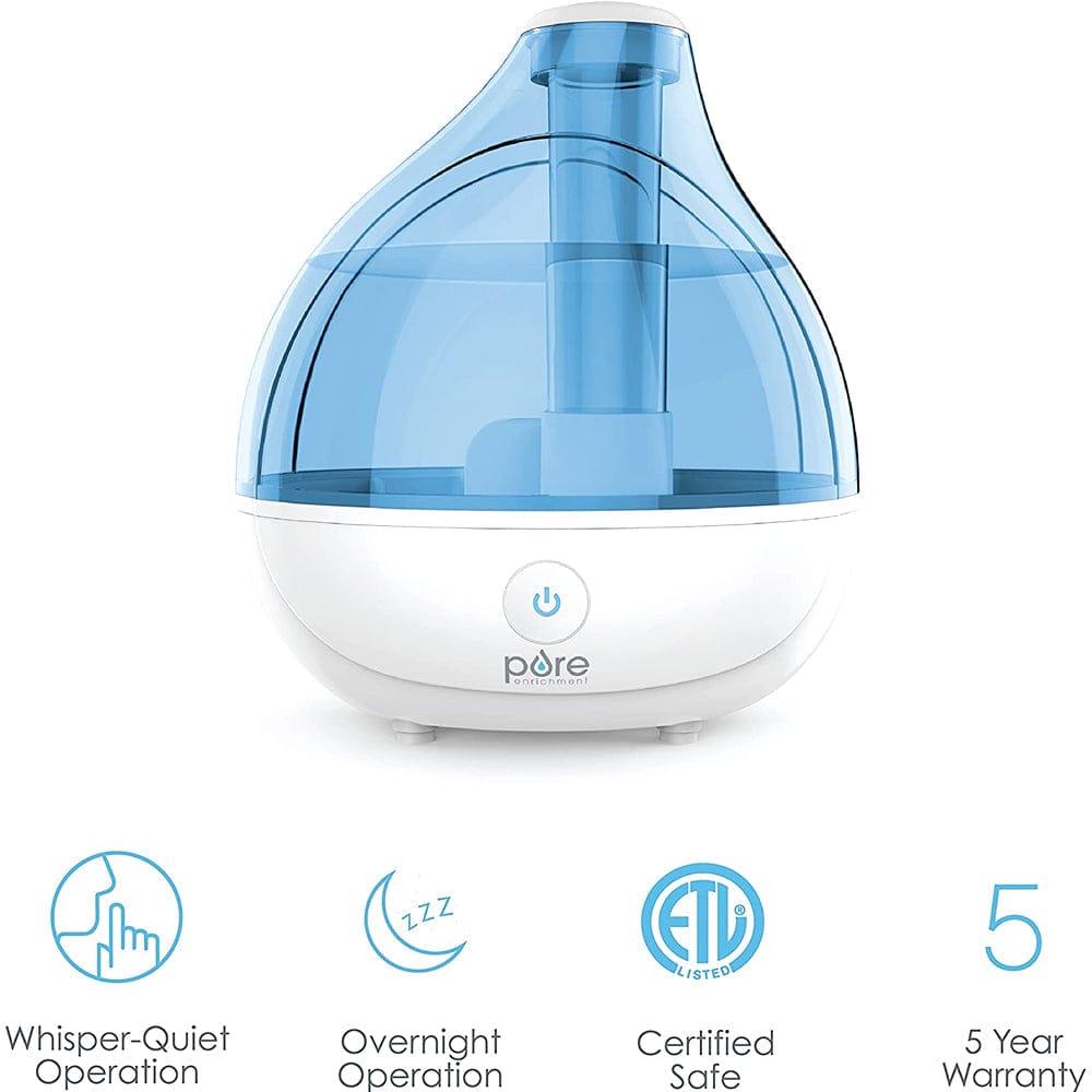 Air Humidifier - Quiet Ultrasonic Mist Humidifier For Bedroom - WarehousesChoice