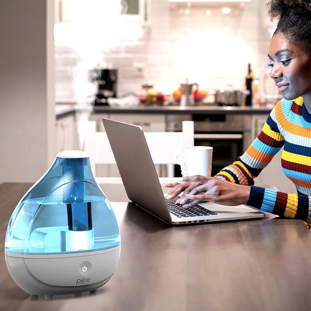 Air Humidifier - Quiet Ultrasonic Mist Humidifier For Bedroom - WarehousesChoice
