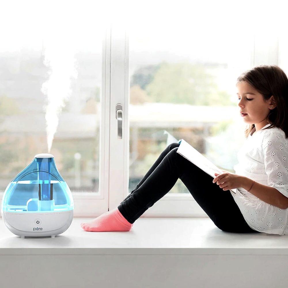 Air Humidifier - Quiet Ultrasonic Mist Humidifier For Bedroom - WarehousesChoice