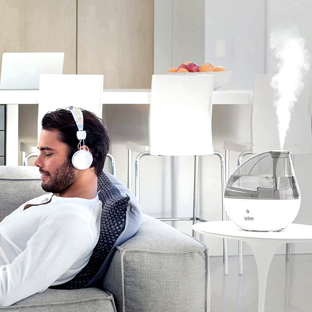 Air Humidifier - Quiet Ultrasonic Mist Humidifier For Bedroom - WarehousesChoice