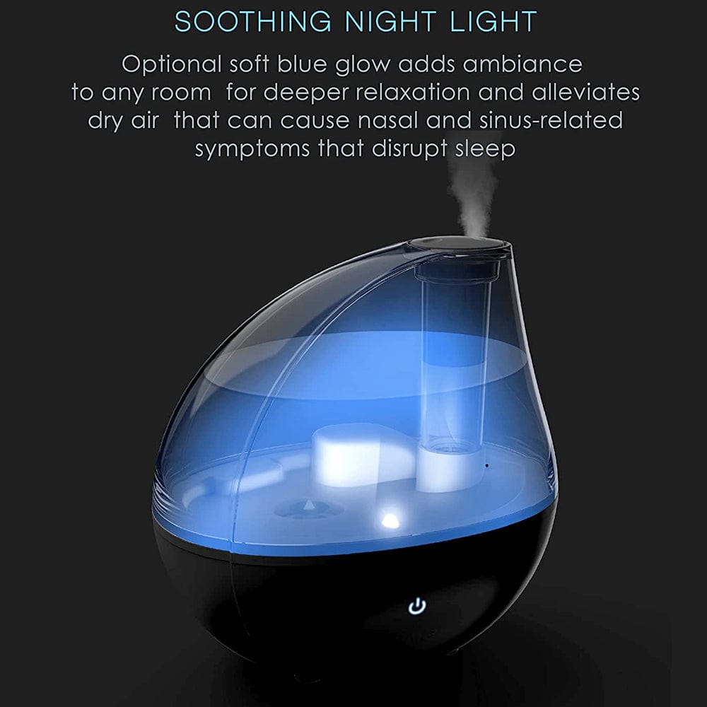 Air Humidifier - Quiet Ultrasonic Mist Humidifier For Bedroom - WarehousesChoice
