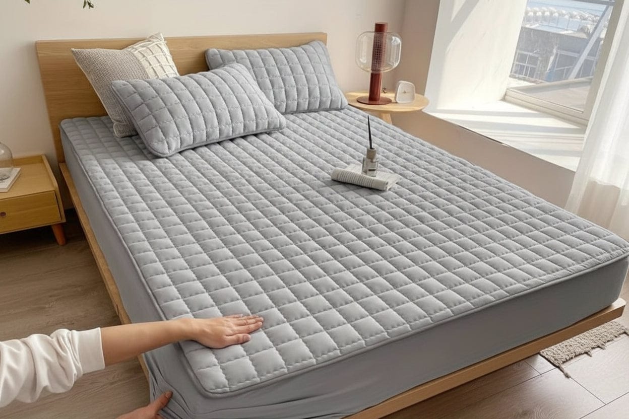 Sleepora Luxe Mattress Cover – Soft, Breathable & Hygienic Bed Protector