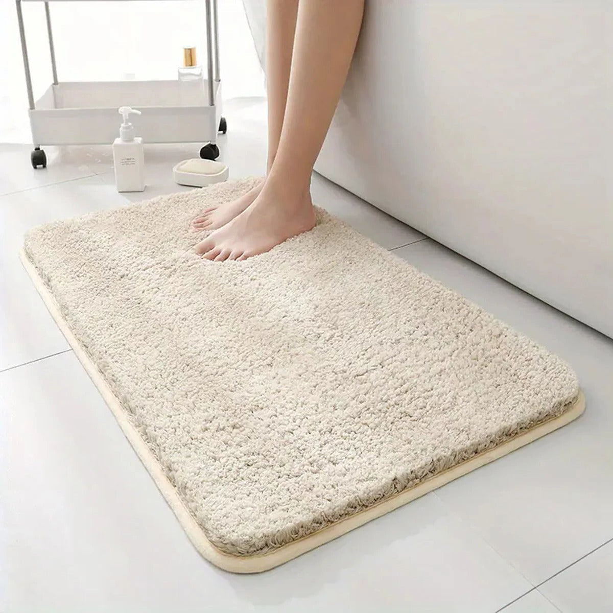 Plush Anti-Slip Water Absorbent Bathroom Mat