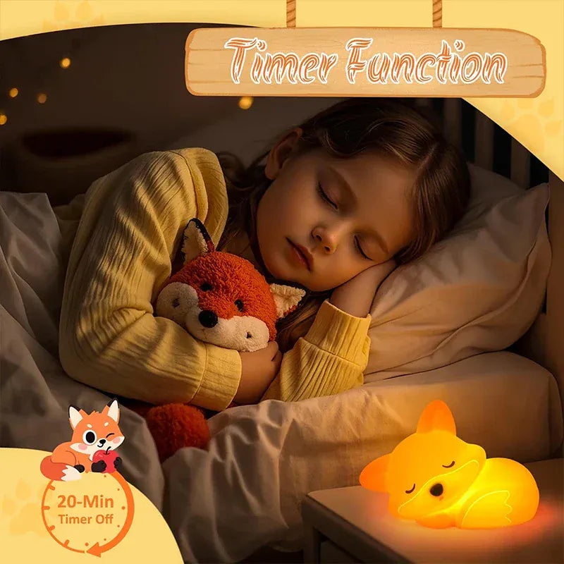 GlowFox | Silicone Night Light