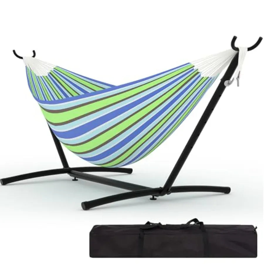 2 Person Hammock with Heavy-Duty Steel Stand