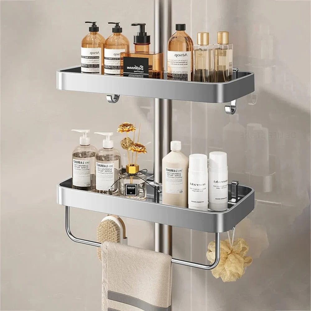 Sleek Aluminum Shower Shelf