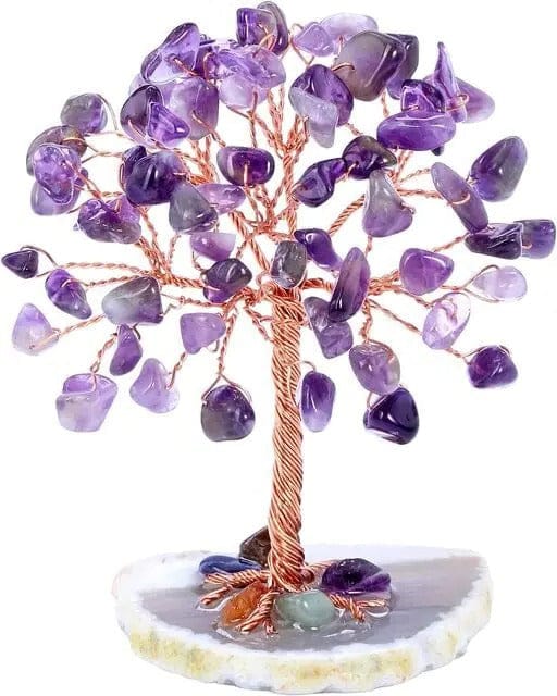 Super Mini Crystal Money Tree - Prosperity, Healing, and Positive Energy for Home or Office