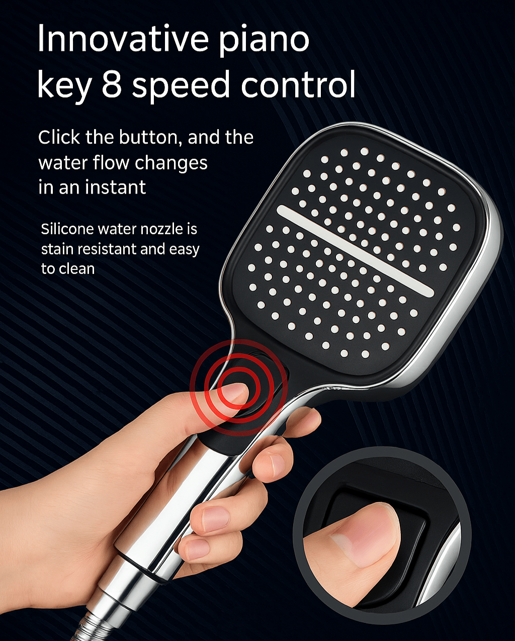 HydraPro Softened Shower Head