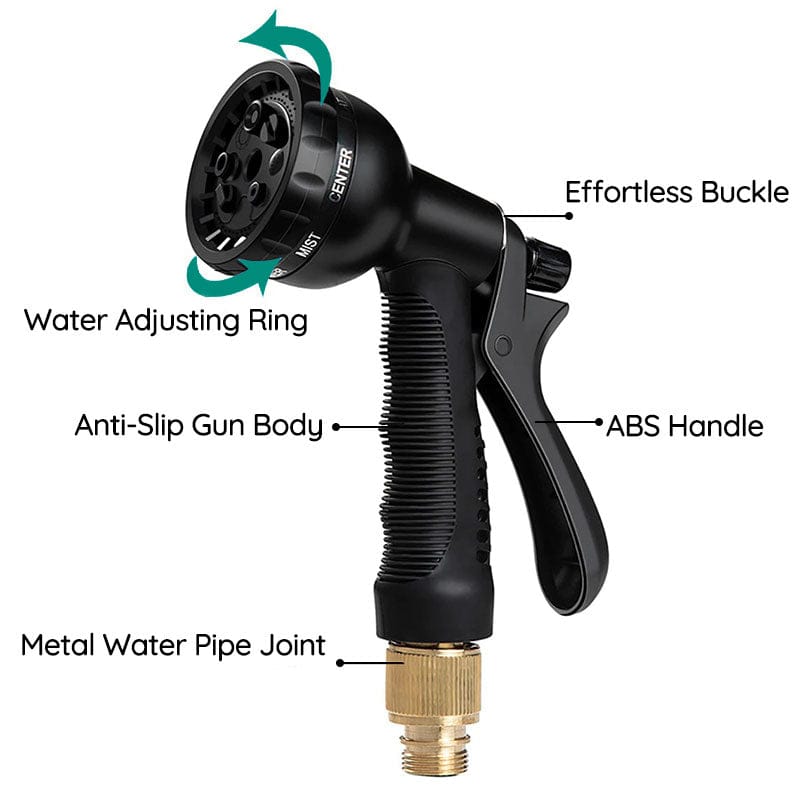AquaFlex Pro 100FT Expandable Garden Water Hose