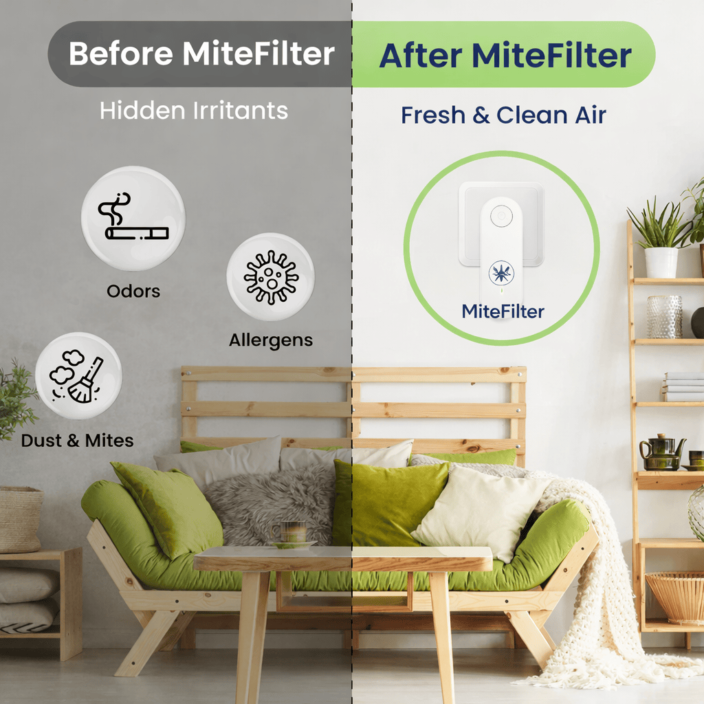 MiteFilter™ Dust Mites Mini Air Purifier