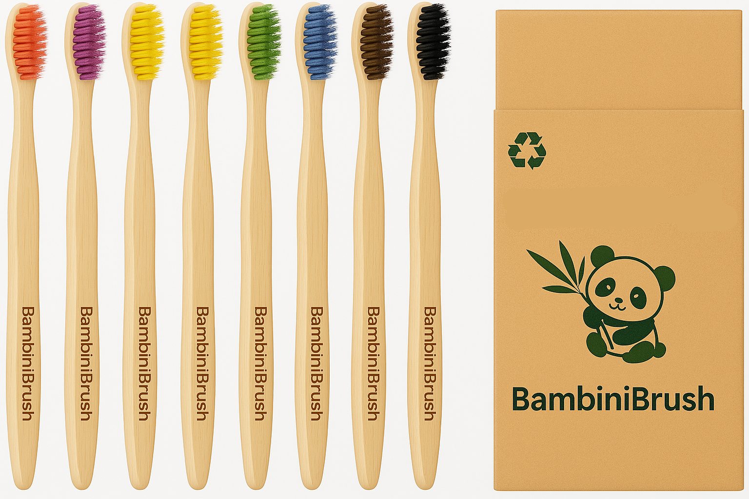 🌿 BambiniBrush™ Eco Kids Toothbrush set Gentle & Microplastic-Free 🌱