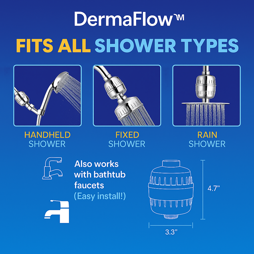 DermaFlow™ Revitalising Shower Filter