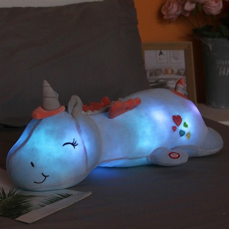 Starhorn Glowing Unicorn Plush – Cuddly Light-Up Friend with Rainbow LEDs for Kids