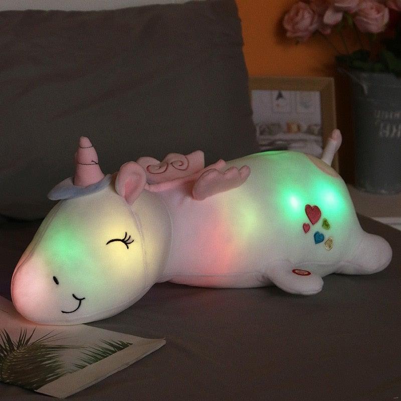 Starhorn Glowing Unicorn Plush – Cuddly Light-Up Friend with Rainbow LEDs for Kids
