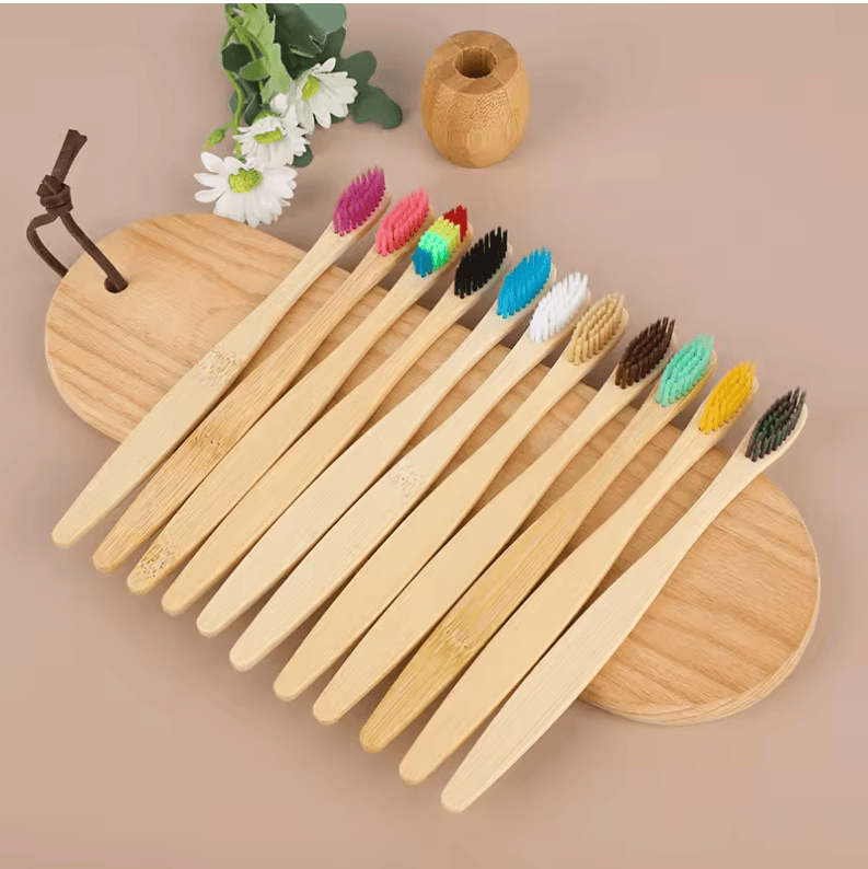 BambiniBrush Eco Kids Toothbrush set Gentle & Microplastic-Free