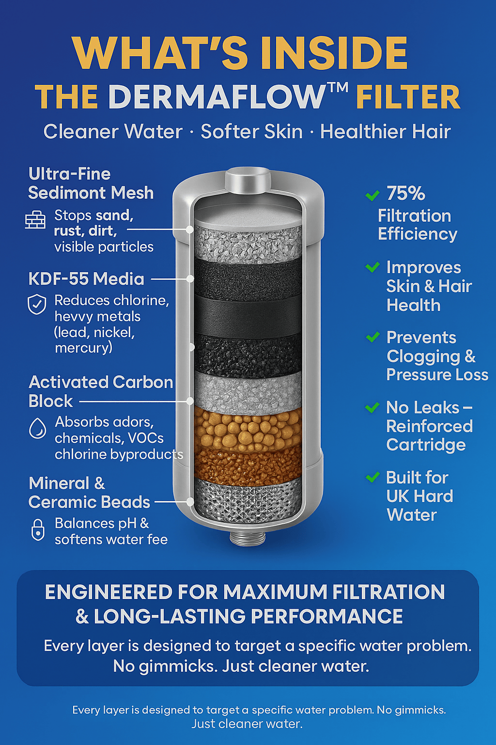 DermaFlow Revitalising Shower Filter