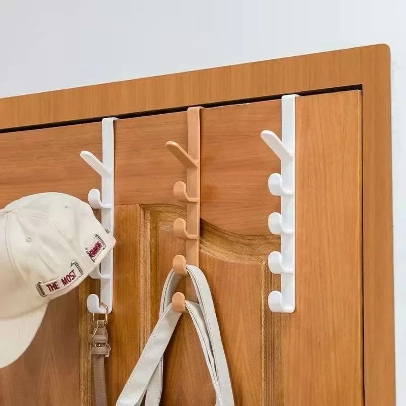 IronHold 5-Hook Over Door Rack Heavy-Duty