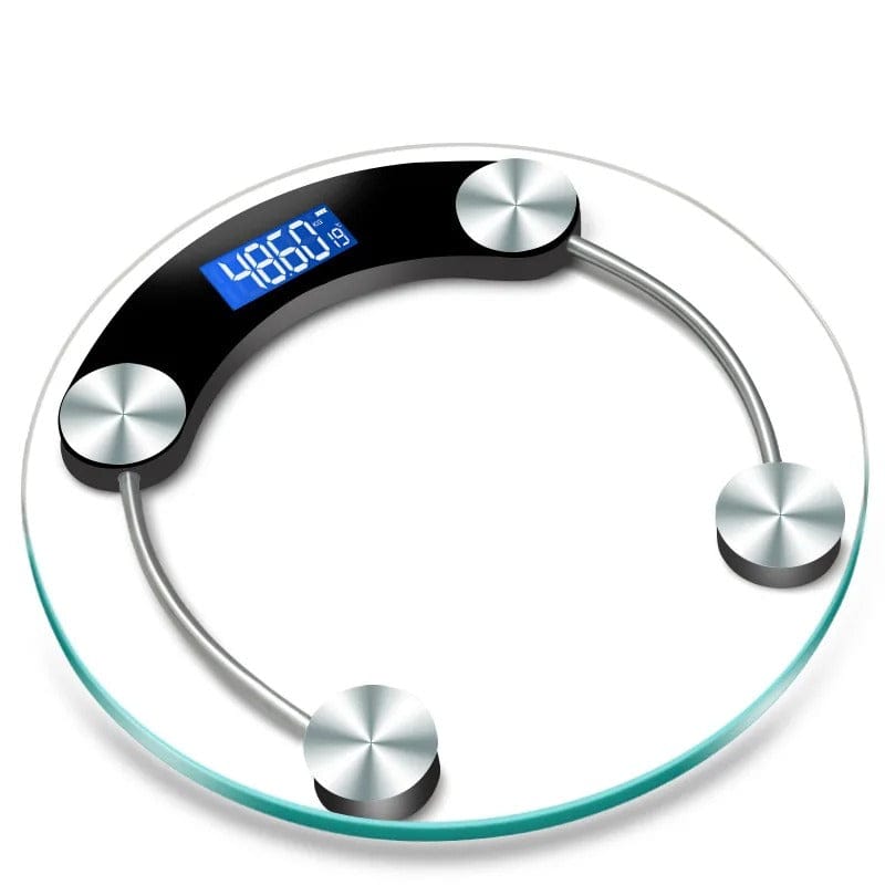 Round Digital Bathroom Scale – HD LCD Display Precision Weight