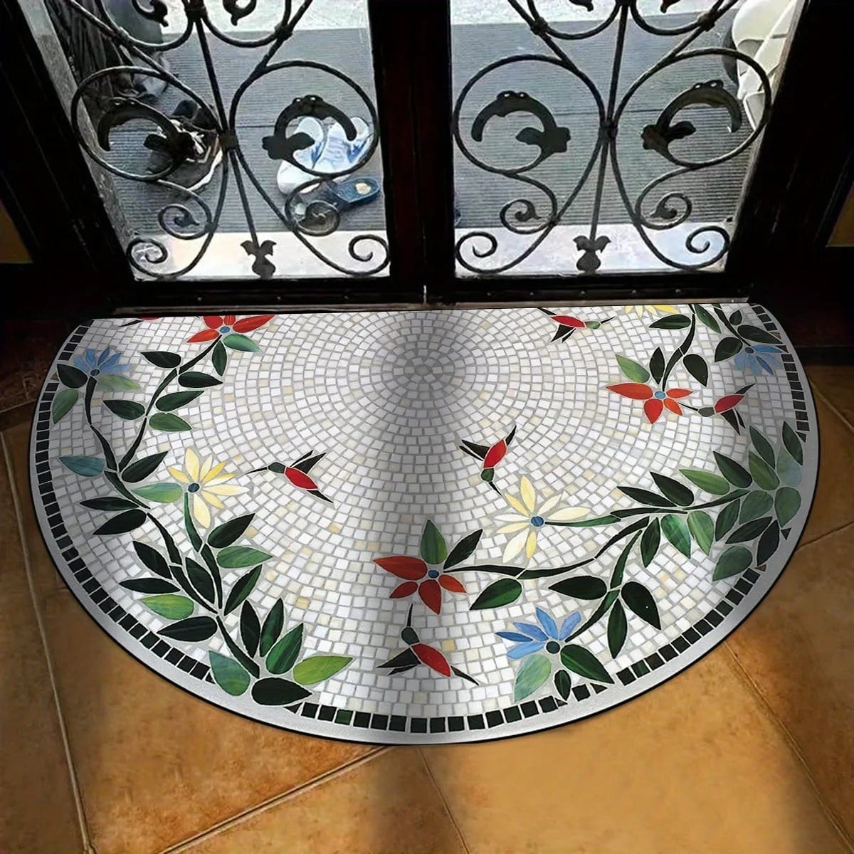 FloraArc Soft Non-Slip Kitchen Door Mat