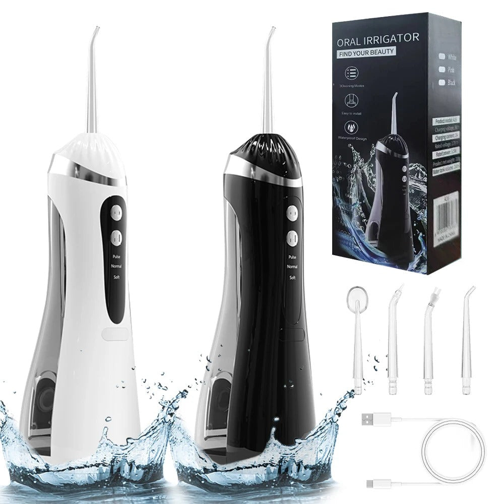 Electric Portable Water Flosser Oral Irrigator for Dental Cleaning