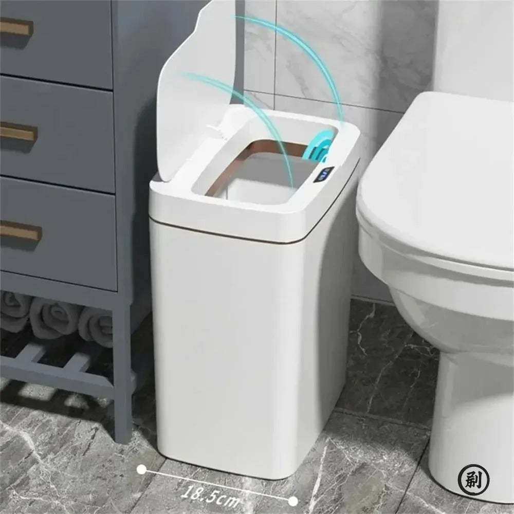 15L Smart Automatic Trash Can with Touchless Sensor Lid