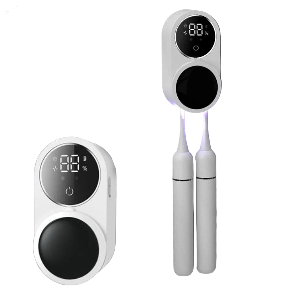 Wireless Travel Toothbrush Sanitizer – Portable USB UV Sterilizing Case