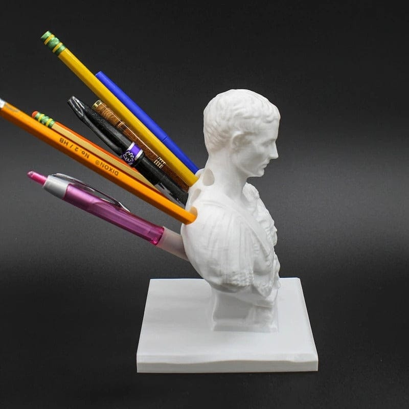 Julius Caesar Statue Pen Holder