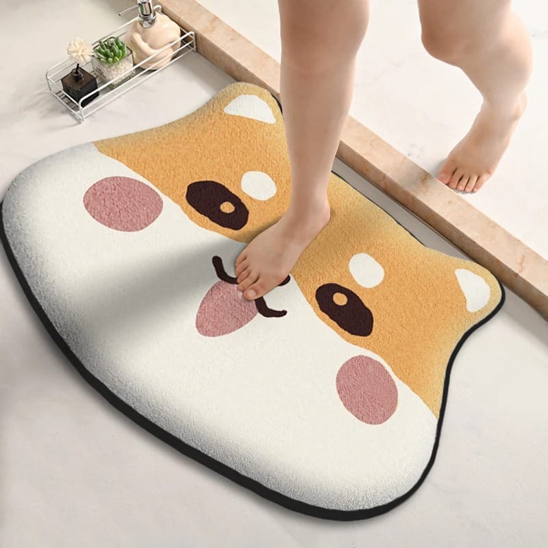 Mascot Cat Anti Slip Bathroom Mat