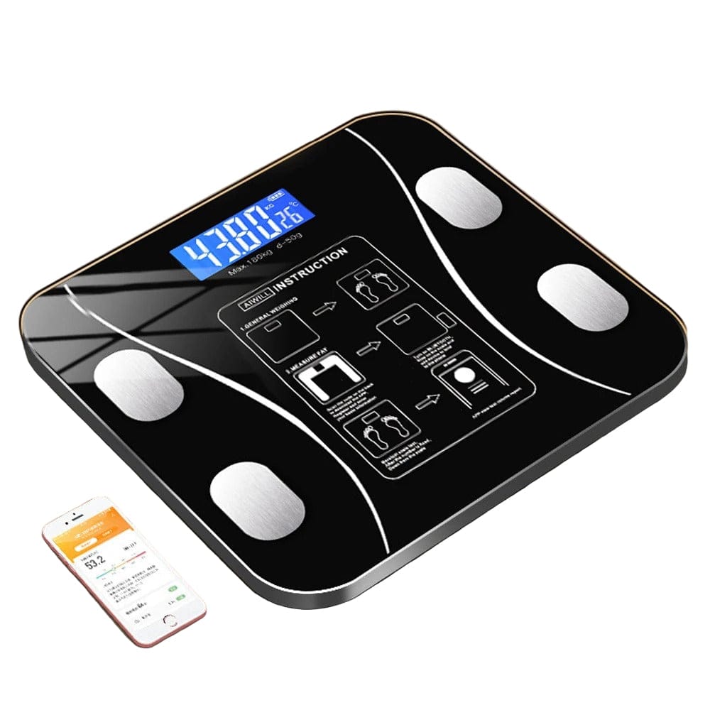 Smart Body Fat Scale – Wireless Bluetooth Digital Weight Analyzer