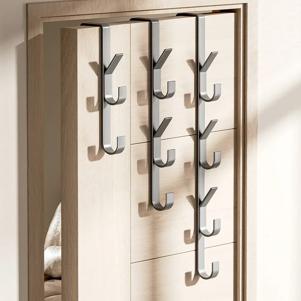 HomeEase Over Door Hook Rack Heavy-Duty