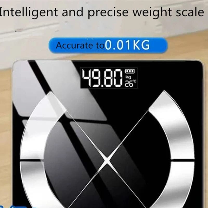 Bluetooth Smart Body Fat Scale – Accurate Digital USB Rechargeable