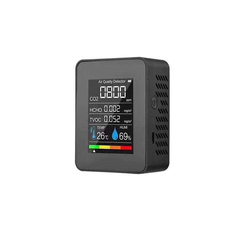 5-in-1 Digital Air Quality Monitor with CO₂ and TVOC Sensor
