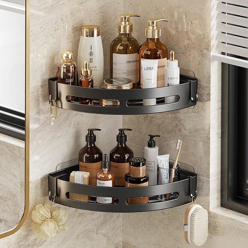 Adhesive Shower Caddy Bathroom Shelf No Drill Storage Organizer