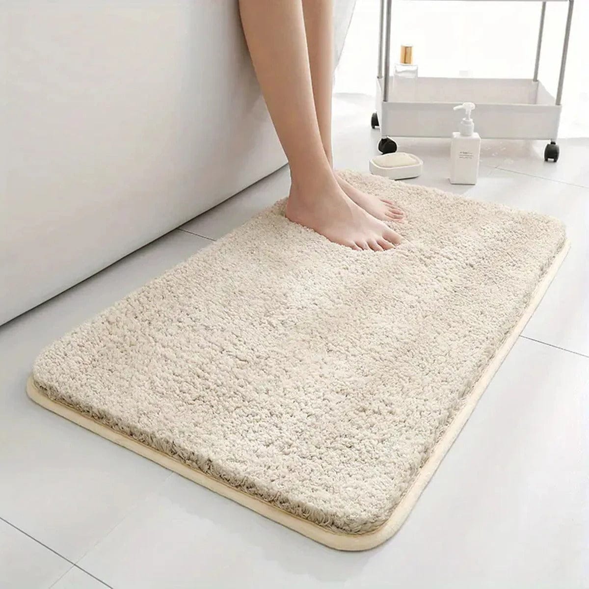 Plush Anti-Slip Water Absorbent Bathroom Mat