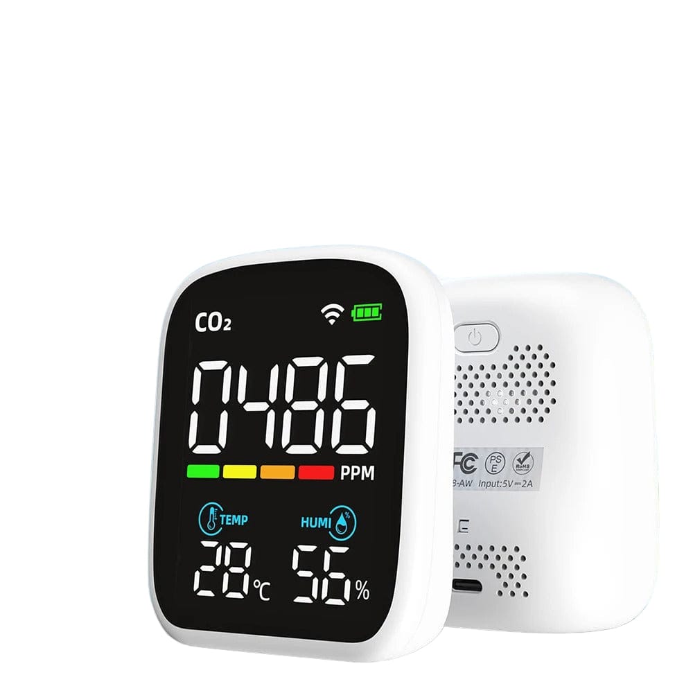 WiFi Smart Air Quality Tester with CO₂ and PM2.5 Sensor