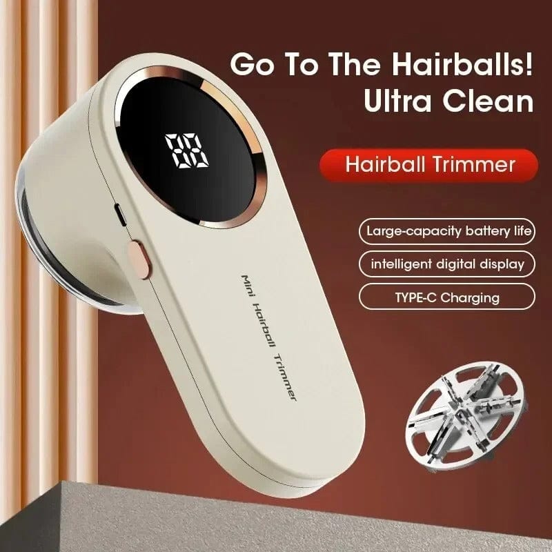 Electric Fabric Shaver Rechargeable Lint Remover with Digital Display