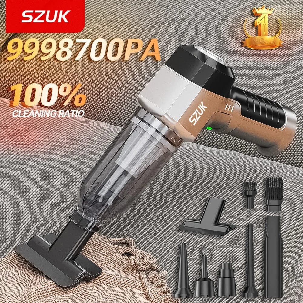 Cordless 9998700Pa Car Vacuum Cleaner Strong Suction Portable Handheld