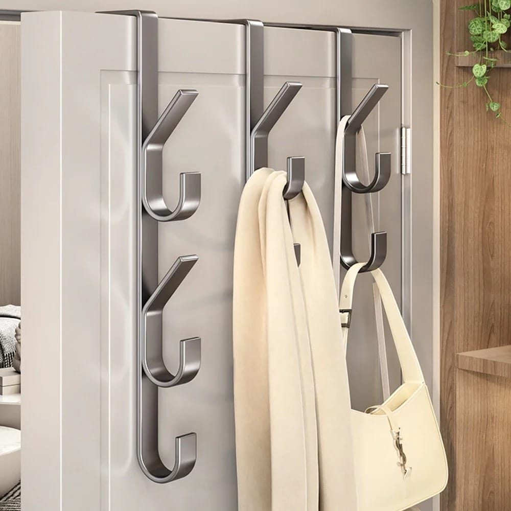 HomeEase Over Door Hook Rack Heavy-Duty