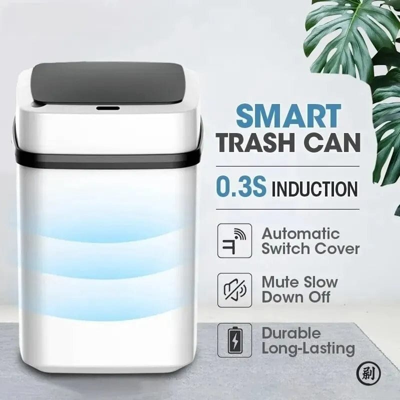 13L Smart Touchless Trash Can for Kitchen and Bathroom