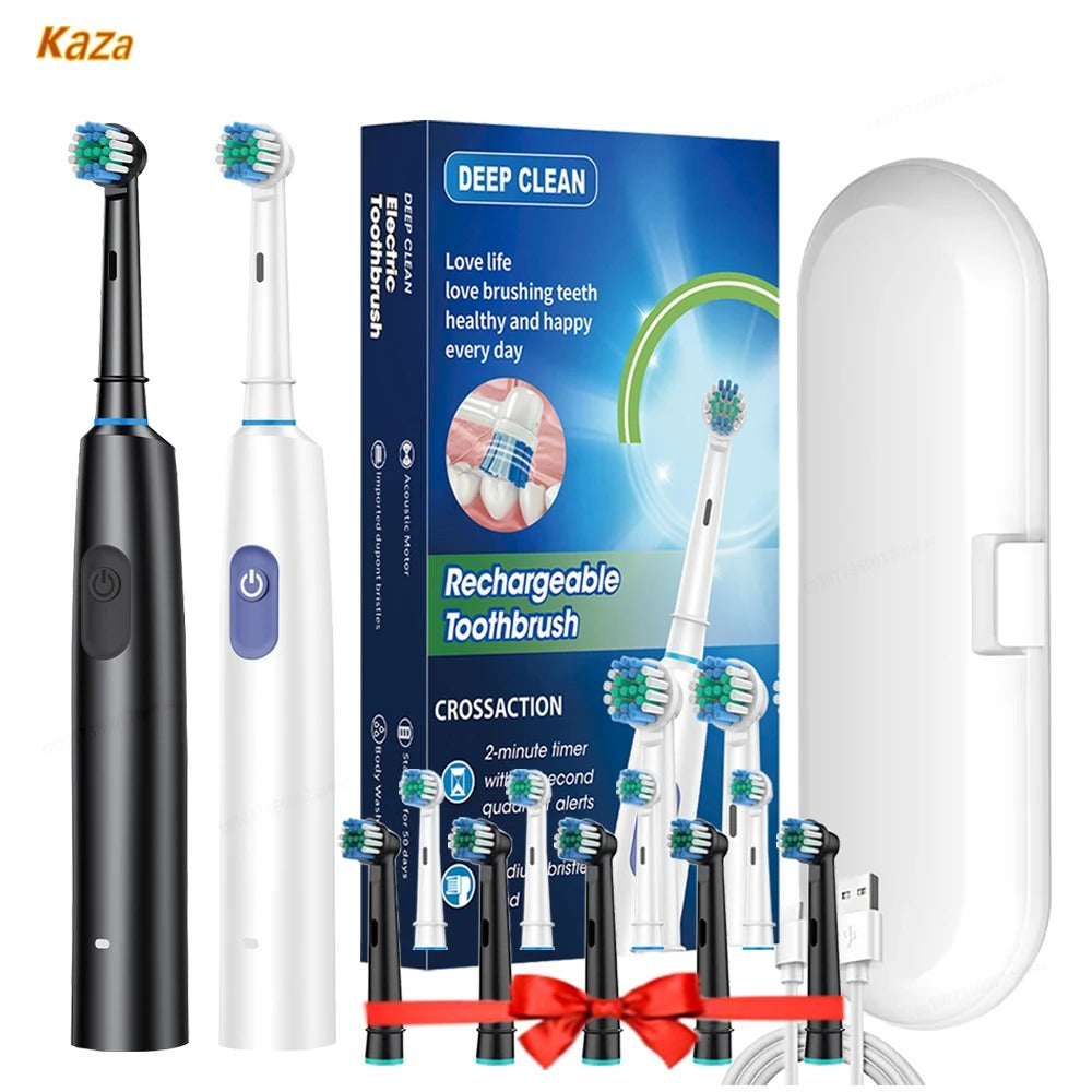 Rotary Electric Toothbrush with Timer