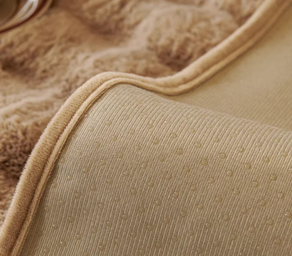 FurraLuxe Faux Rabbit Fur Sofa Cover