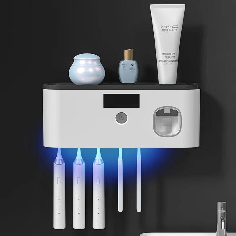 Intelligent Toothbrush Steriliser with Automatic Toothpaste Dispenser