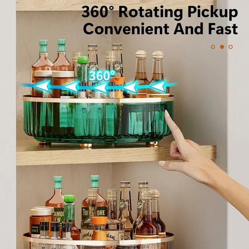 EasySpin Rotating Organizer Tray
