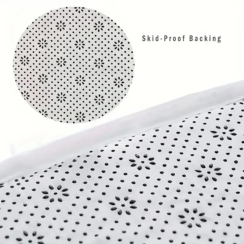 Thick Long Pile Absorbent Bathroom Mat Anti-Slip Washable Floor Carpet for Toilet & Shower